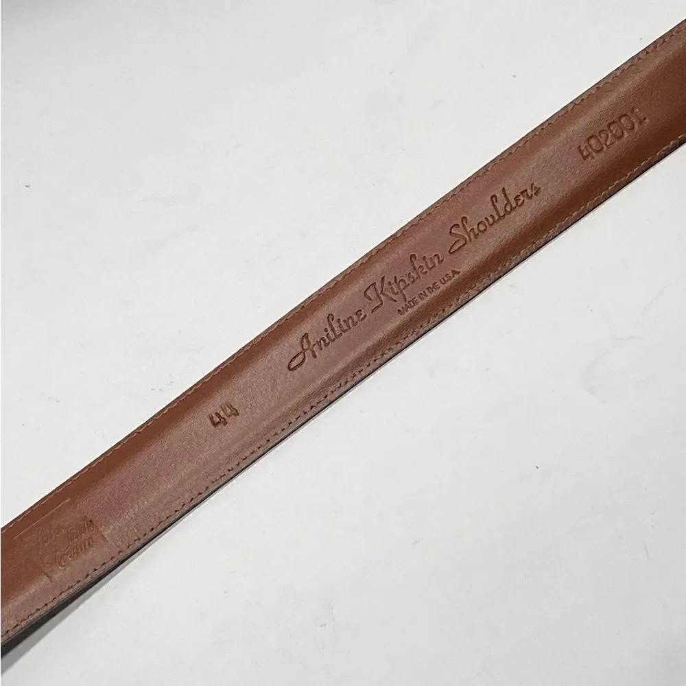 Saks Fifth Avenue Brown Leather Belt size 44